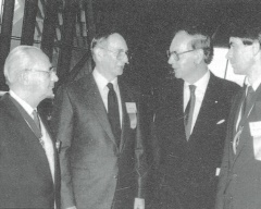 Dignitaries at the opening ceremony of the International Congress of Actuaries in Sydney, 1984.
