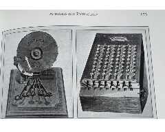 The centigraph and the comptometer were two nineteenth century adding machines. The centigraph added only single digit numbers.
