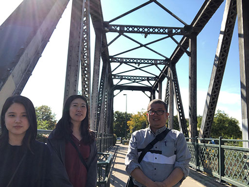 Chise Ha, Tomomi Takeshima, and Kosuke Iwasaki's Bridge photo