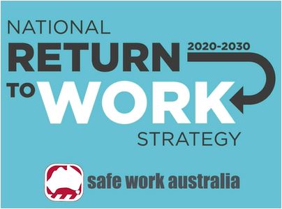 SafeWork Australia Return To Work Stragey 2020-30